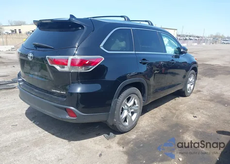 2016 Toyota Highlander Limited V6 из США, поврежденный, VIN 5TDDKRFH7GS230610